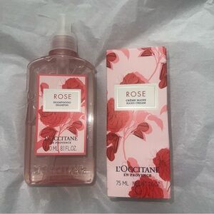 SALE TODAY ONLY $28 L'OCCITANE Rose Hand Cream & Pump Bottle Duo - Pink